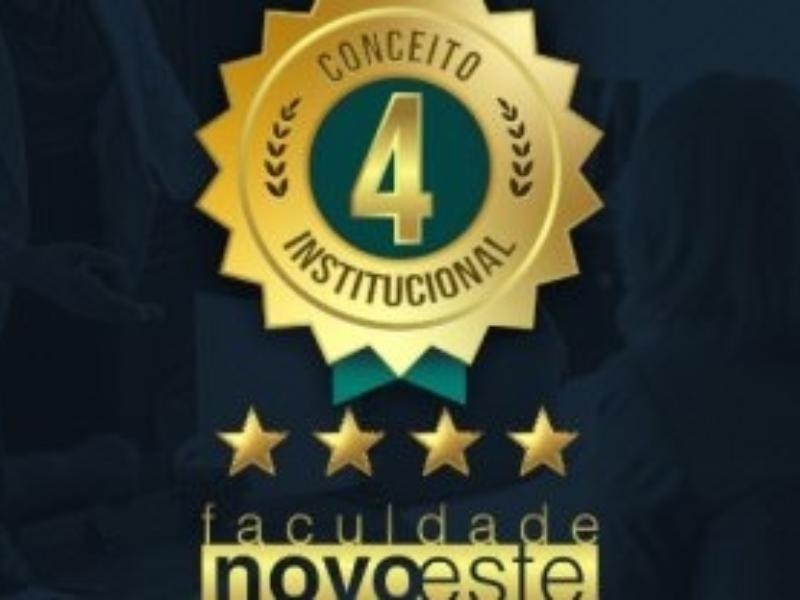 NOVOESTE CRESCE E É NOTA 4 NO CONCEITO INSTITUCIONAL AVALIADO PELO MEC