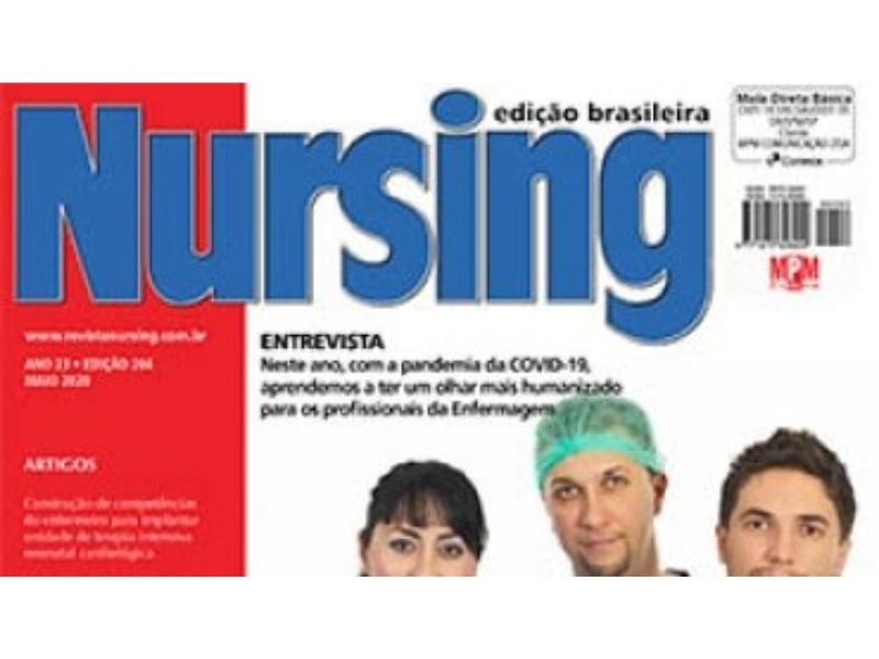DOCENTES E ESTUDANTES DA NOVOESTE TEM ARTIGO CIENTÍFICO PUBLICADO NA REVISTA NURSING