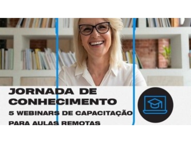 JORNADA DO CONHECIMENTO TERÁ 5 WEBMINARS GRATUITOS PARA PROFESSORES