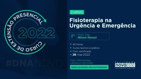 Curso de Fisioterapia na Urgência e Emergência - Março 2022