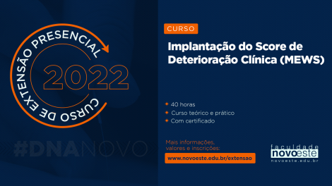 Curso de Implantação do Score de Deterioração Clínica (MEWS) - Maio 2022