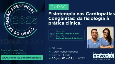 Curso de Fisioterapia nas Cardiopatias Congênitas: da fisiologia à prática clínica