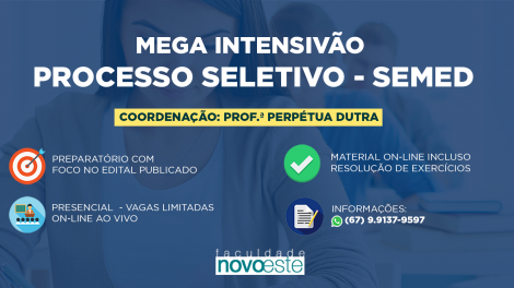 Mega Intensivão Preparatório para Processo Seletivo da SEMED 2021