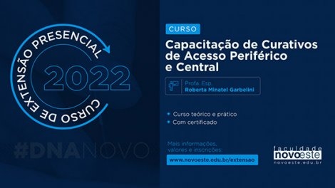 Curso de Capacitação de Curativos de Acesso Periférico e Central