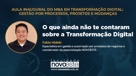 Palestra: O que ainda não tem contaram sobre a Transformação Digital