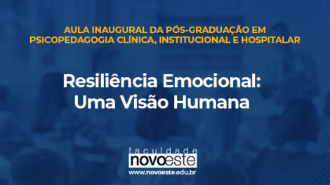 Palestra: Resiliência Emocional: Uma Visão Humana